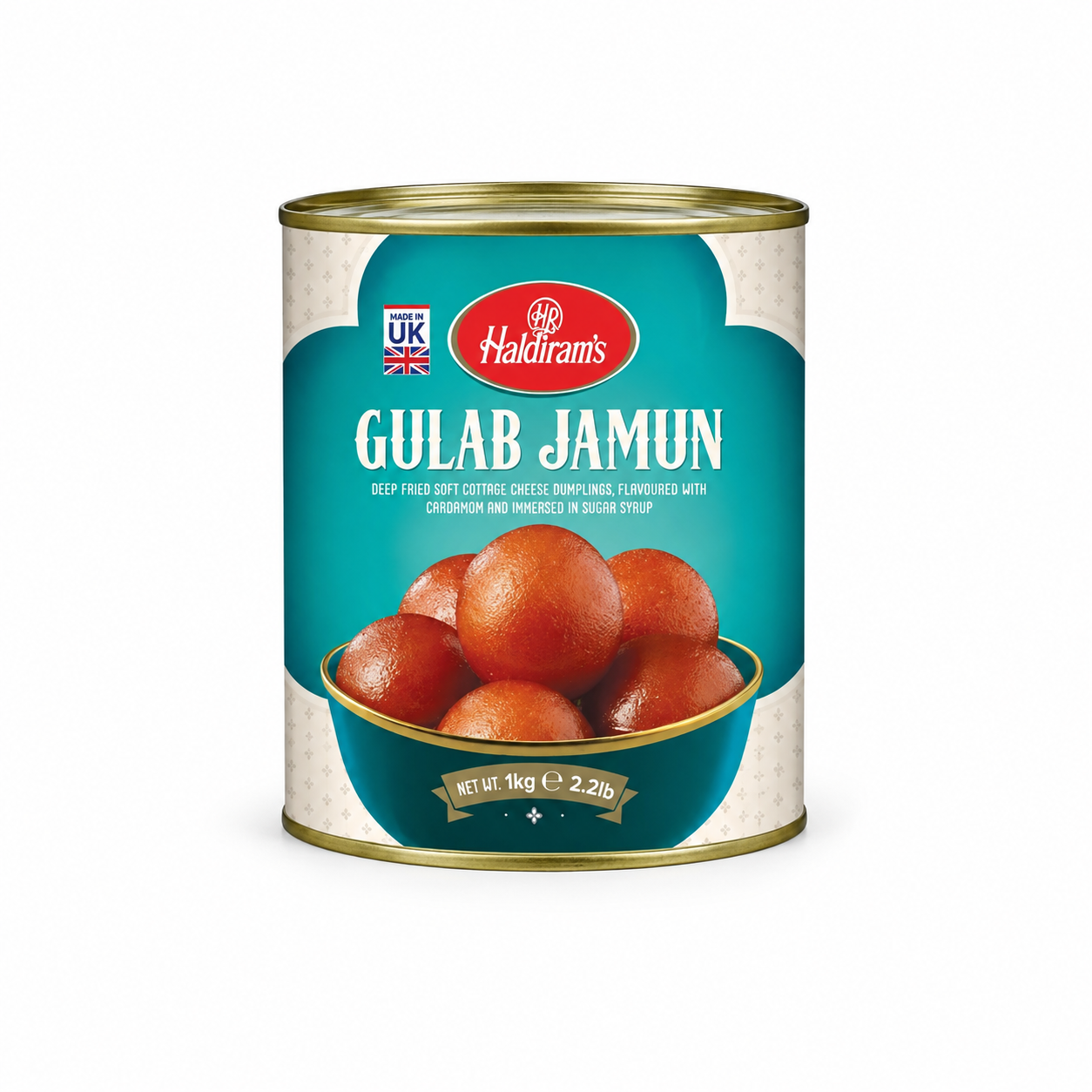 Haldiram's Gulab Jamun Tin 1kg (12pcs)