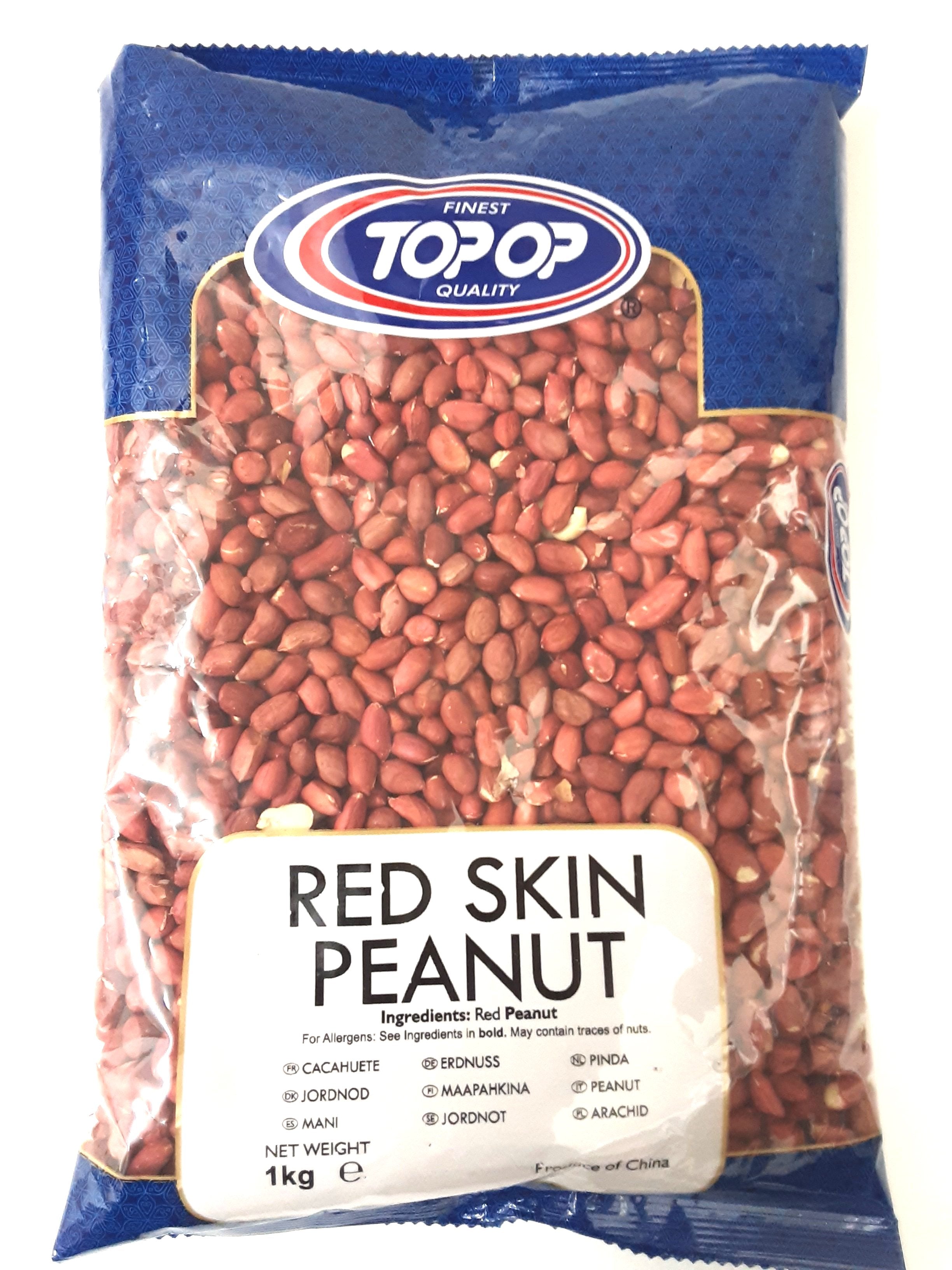TOP OP RED SKIN PEANUT